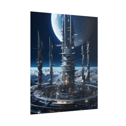 Aetherial Space Station: Isolated Horizon - Poster