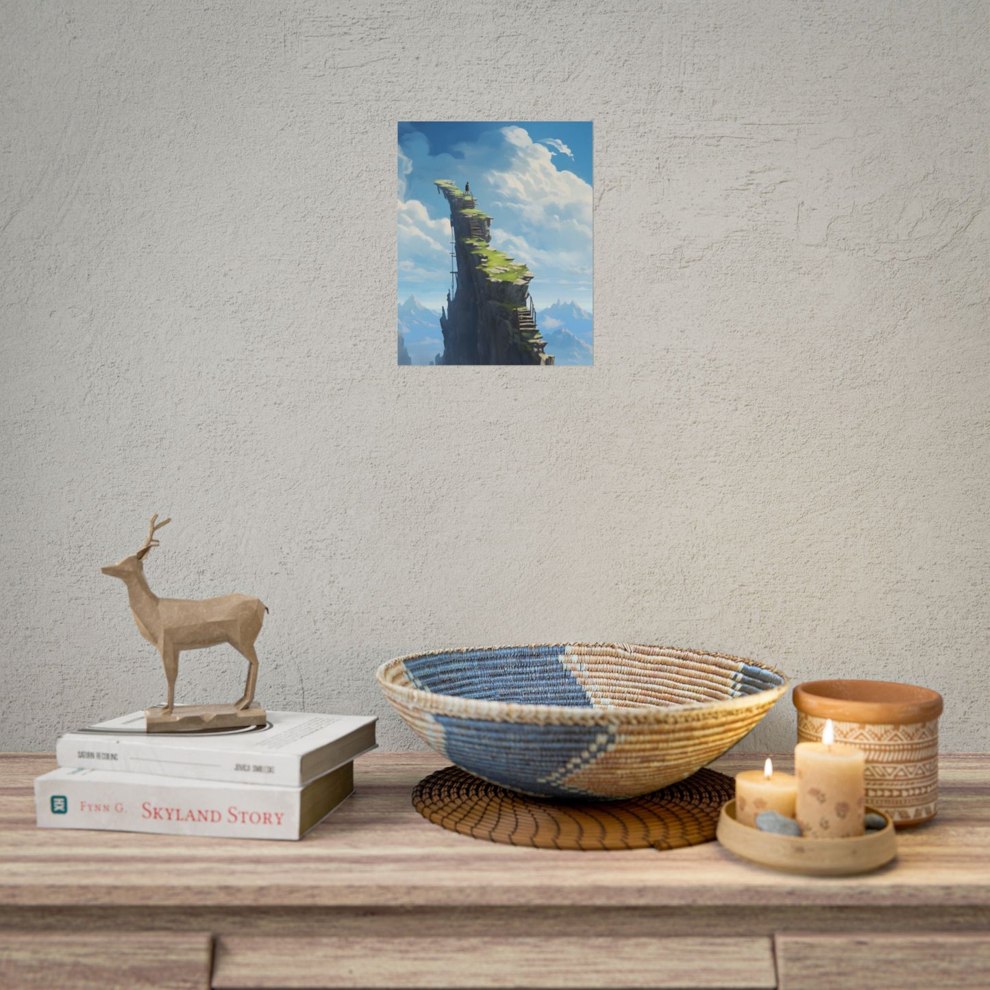 Beautiful Outdoor Moment: A Serene Person in Nature - Poster