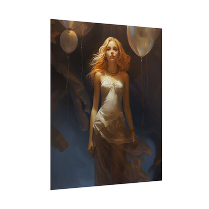 Candid Moment: Person in Nature, Lost in Thought - Poster