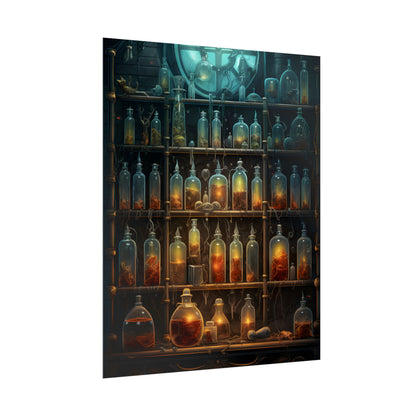 Lab Secrets: A Mysterious Science Experiment Unveiled - Poster