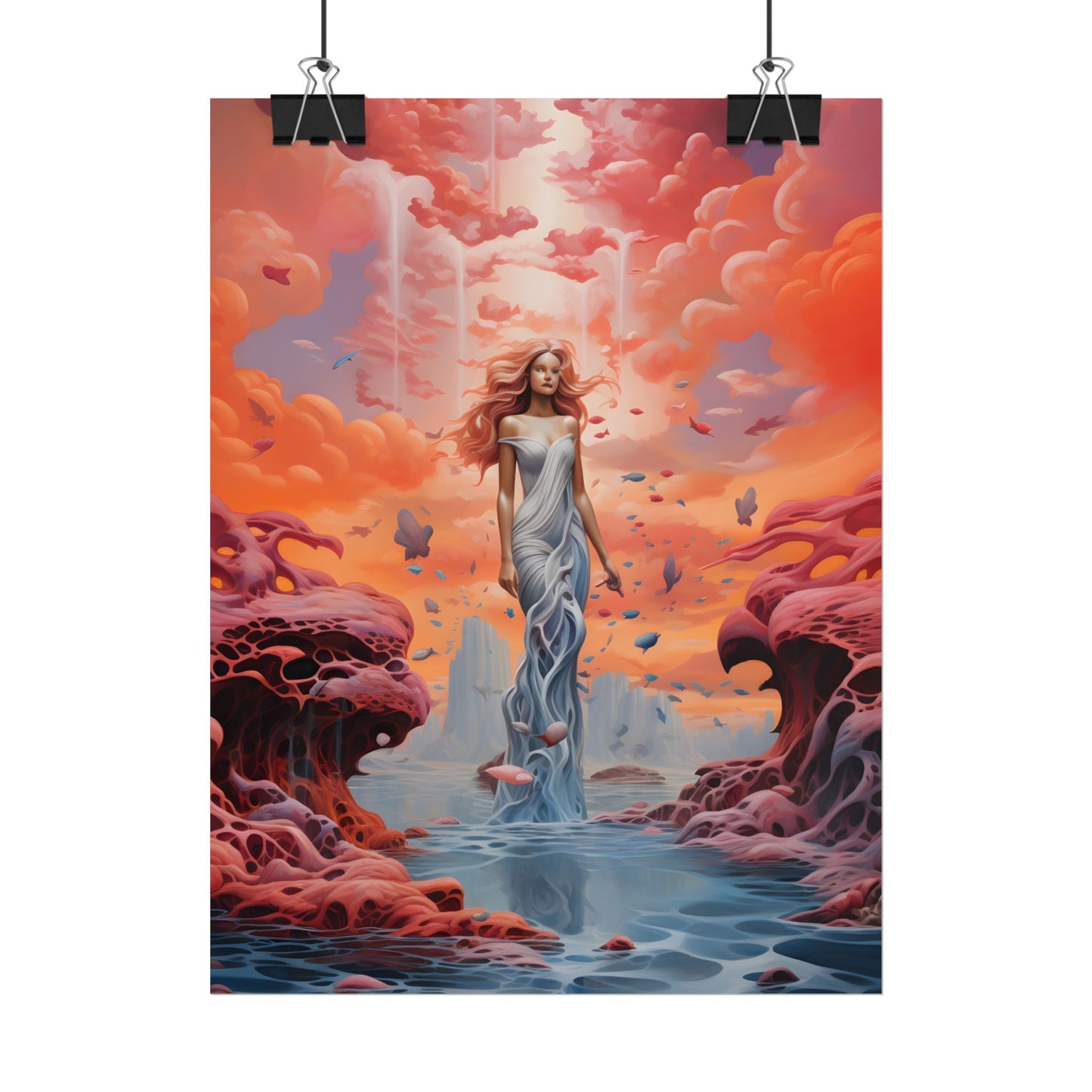 Immersive Dreamscape: A Surreal Journey through Psychedelic Art - Poster