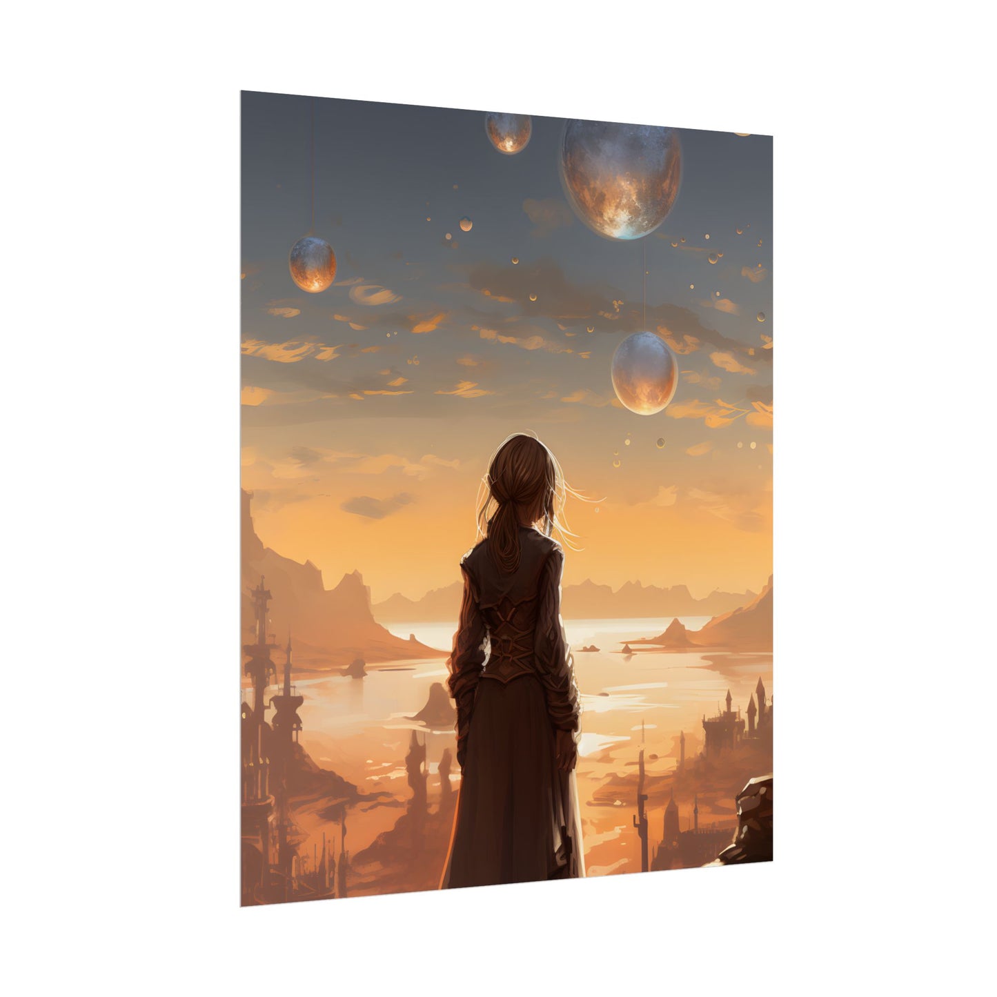 Casual Selfie: Reflection Artwork - Poster