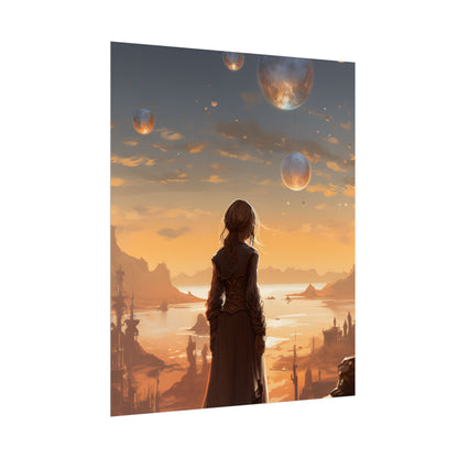 Casual Selfie: Reflection Artwork - Poster