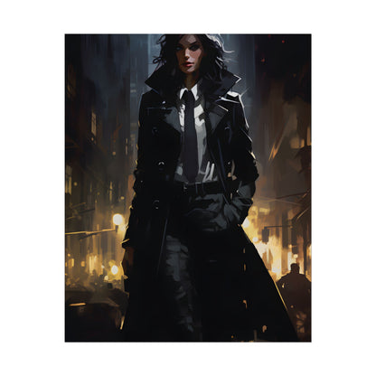 Urban Fantasy Detective: Mystery in City Streets - Poster
