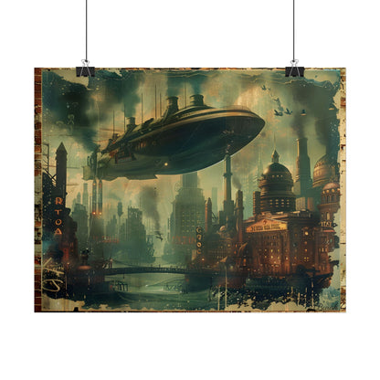Vintage Underwater Travel Poster: Retro Ocean Adventure - Poster
