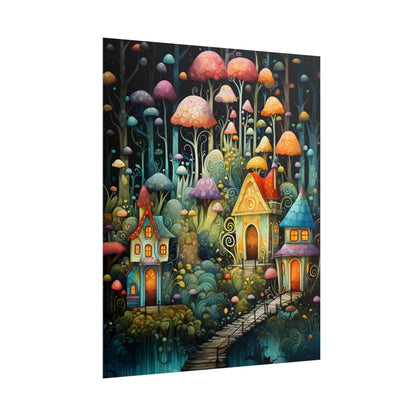 Enchanted Forest Fairies: A Classic Whimsical Artwork - Poster