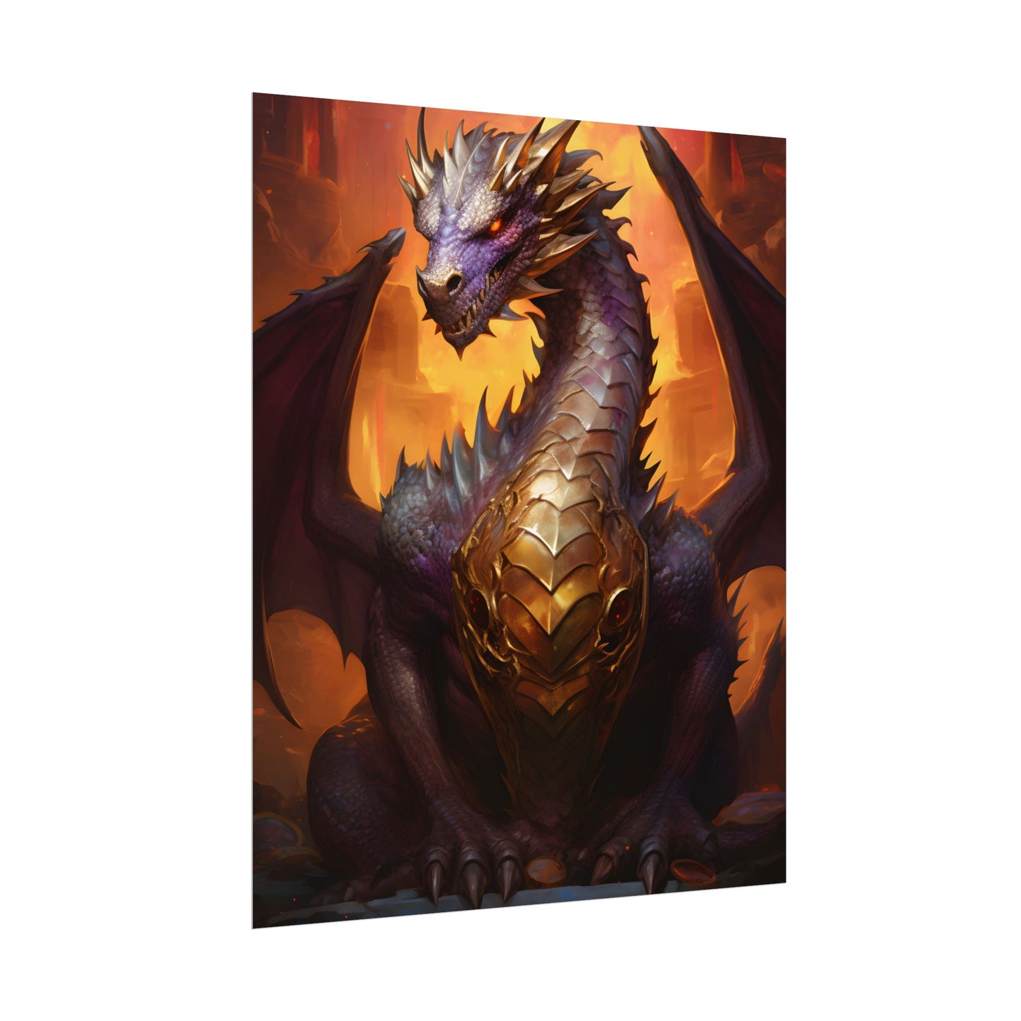 Fantasy Dragon's Treasure: Majestic Guardian - Poster