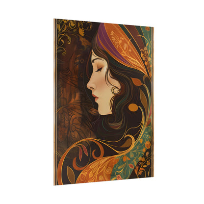 Vintage Art Nouveau Poster: Elegant Design - Poster