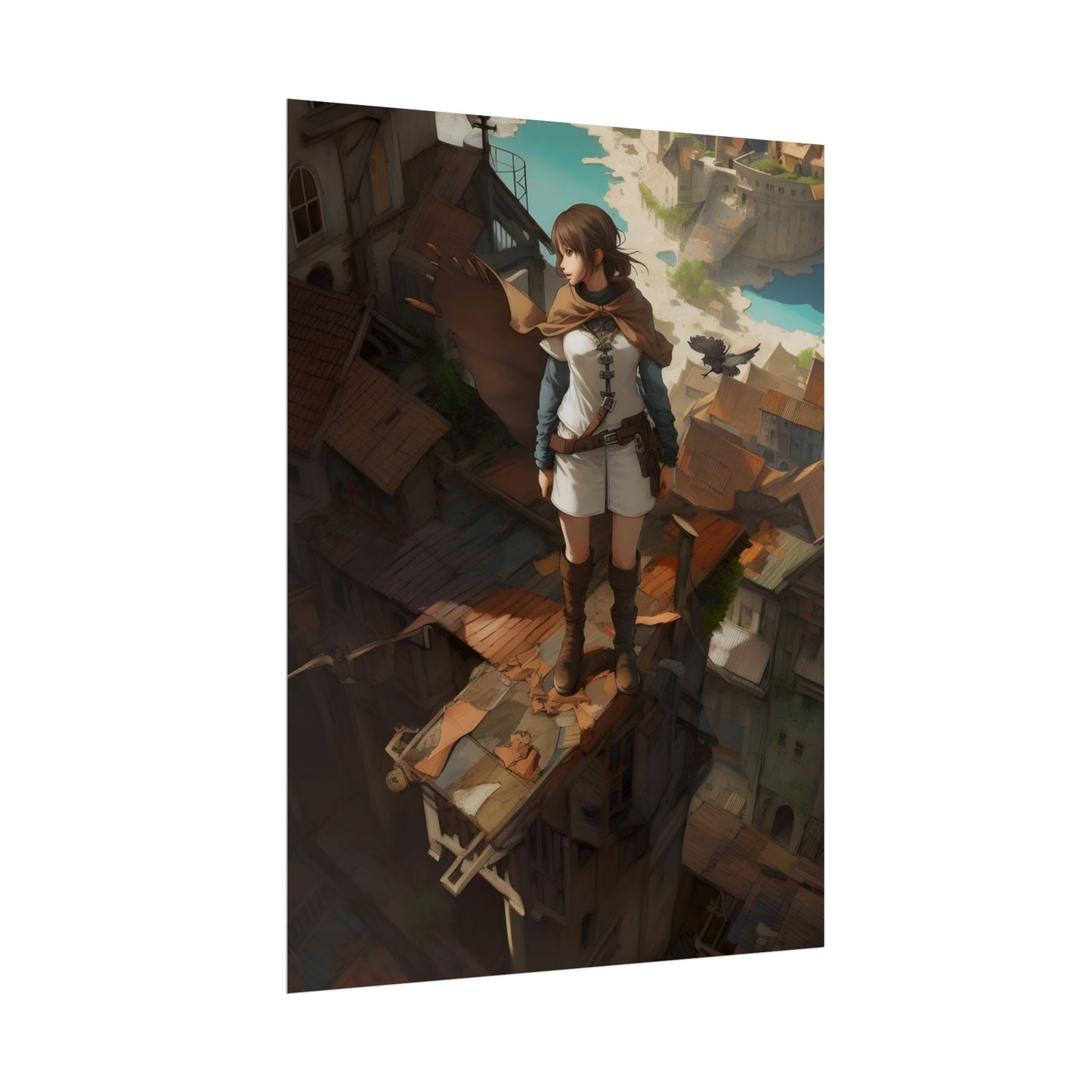 Dramatic Bird's Eye View: Anime in Flight - Poster