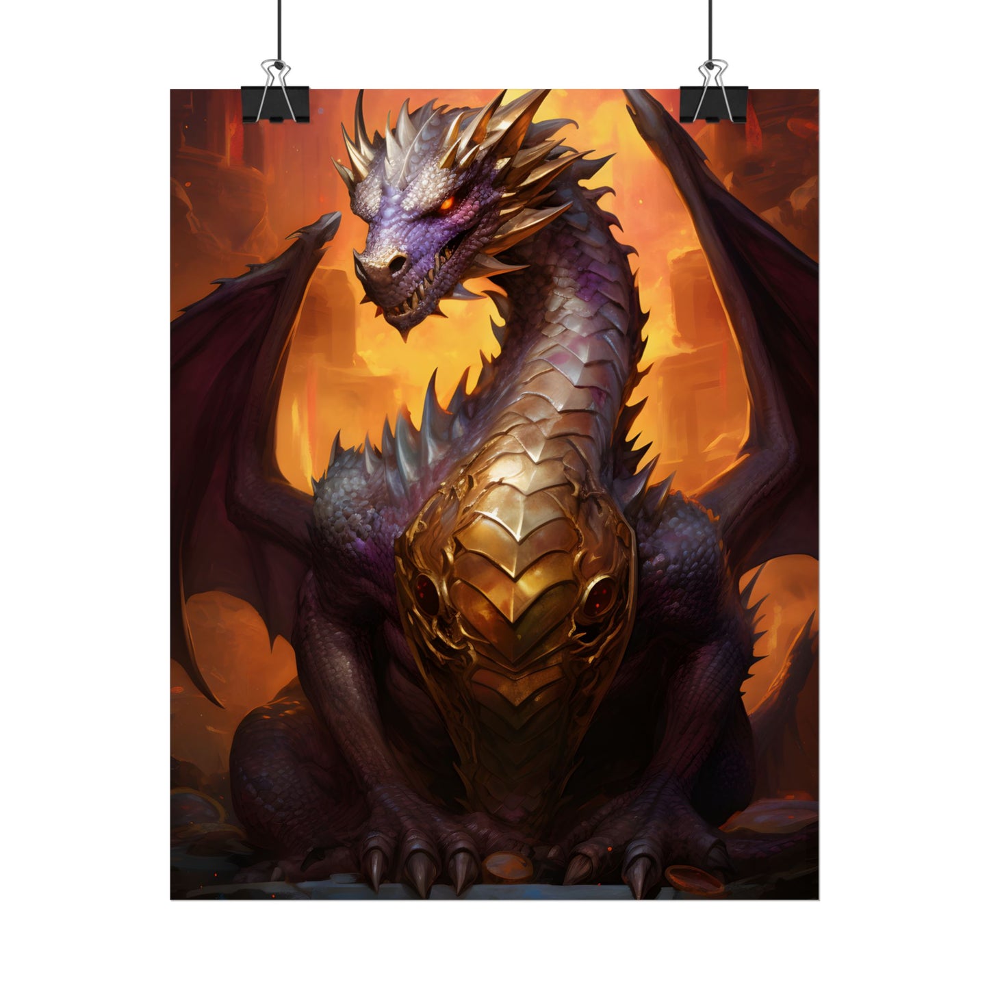 Fantasy Dragon's Treasure: Majestic Guardian - Poster