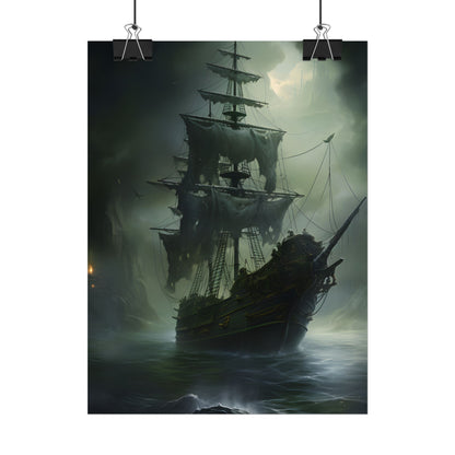 Pirate Ghost Ship: Sailing Through the Ocean - Poster