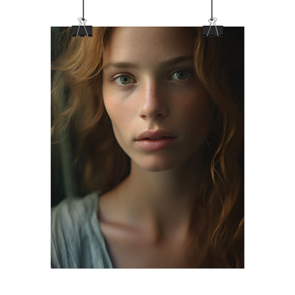 Close-Up Joy: Light Blue Eyes - Poster