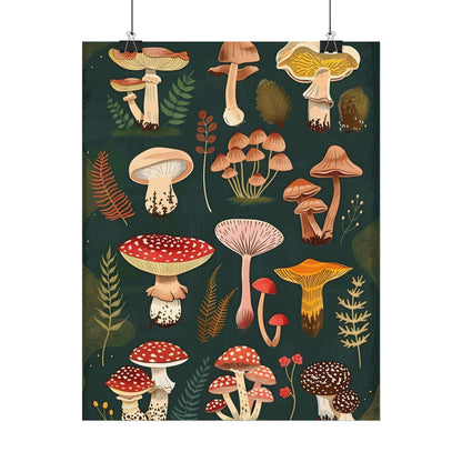 Vibrant Mushroom Poster: 2024 Batch - Poster