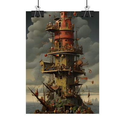 Swashbuckling Time Travelers: A Crew of Pirate Adventurers - Poster