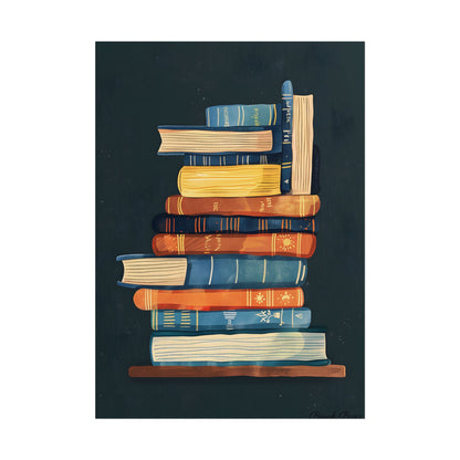 Custom Book Art: Literary Illustration - Poster