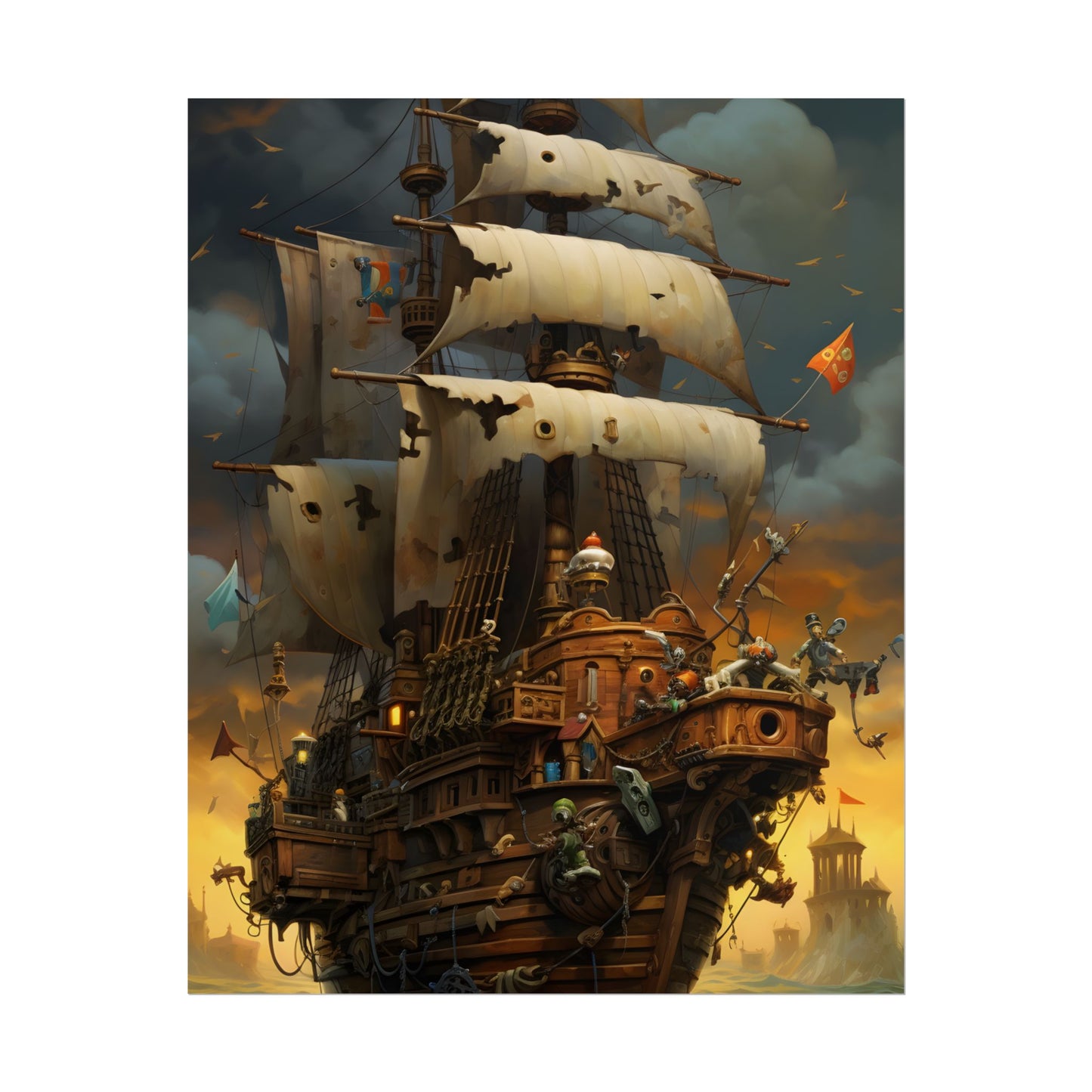 Swashbuckling Time Travelers: Maritime Adventure - Poster
