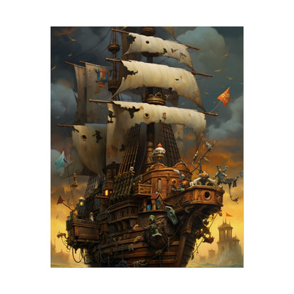 Swashbuckling Time Travelers: Maritime Adventure - Poster