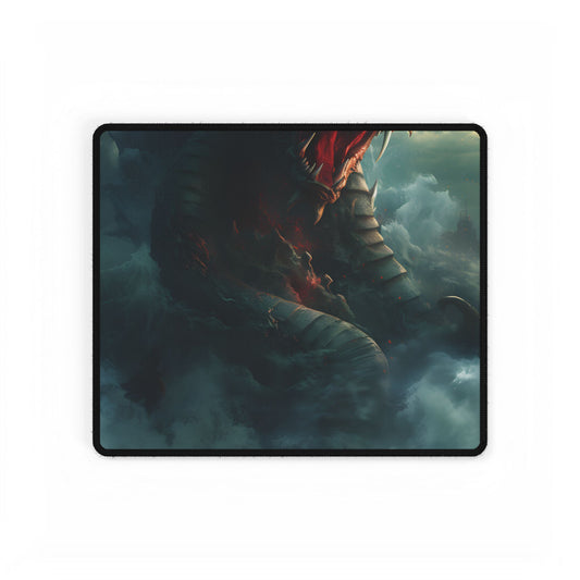 Mythical Sea Creature: Oceanic Art from Ancient Marine Mythology - Desk Mat