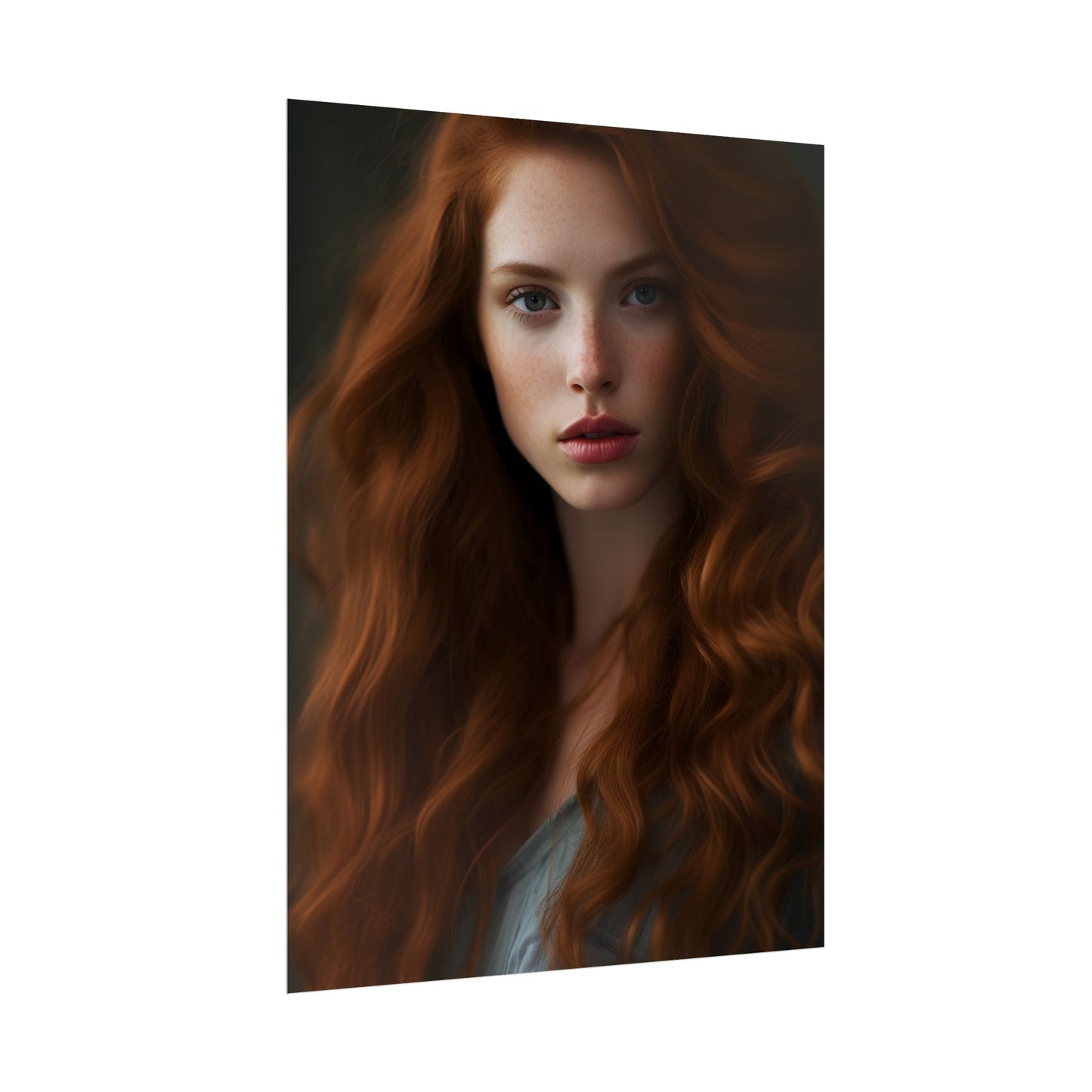 Redheaded Woman: Natural Beauty - Poster