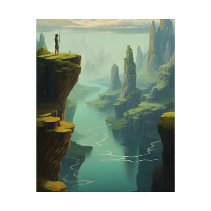 Outdoor Landscape: Desert Rock Formation Digital Art - Poster