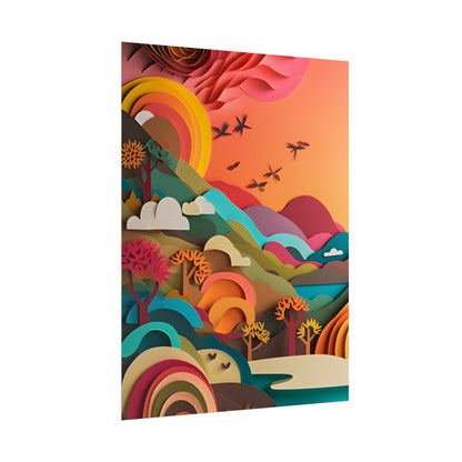 European Quilled Artwork: A Masterpiece of Paper Intricacy - Poster