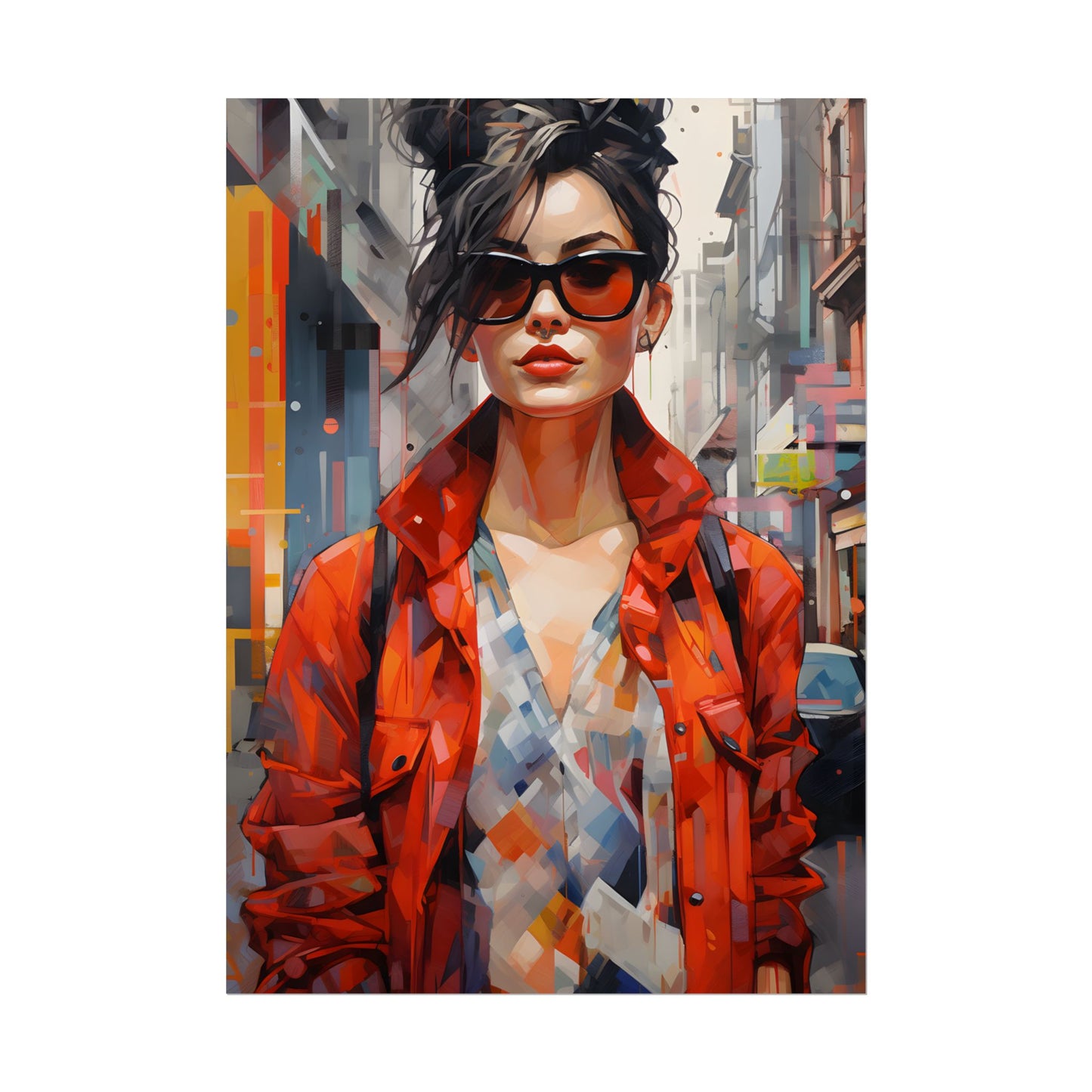 Urban City Style: Fashionista in the City - Poster
