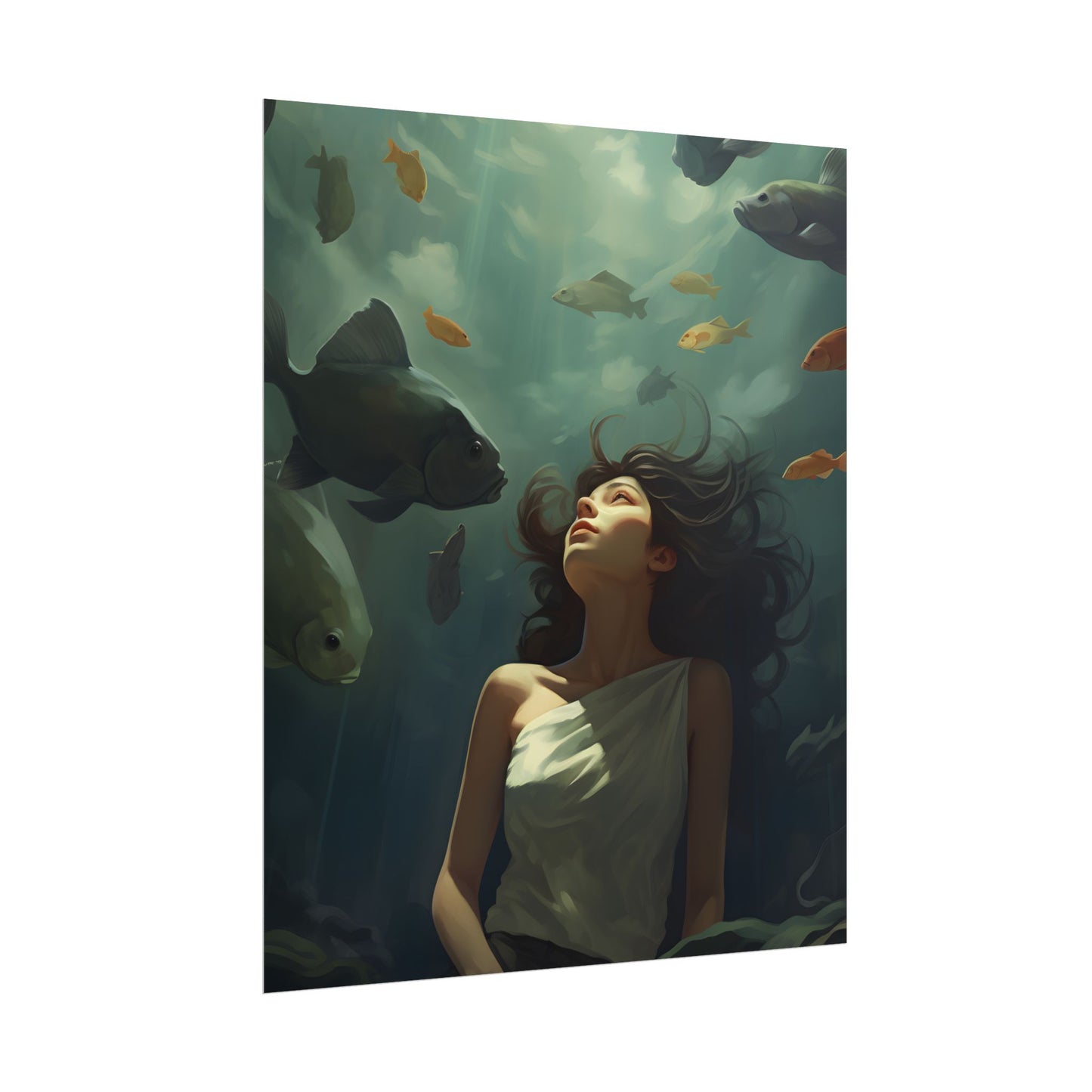 Outdoor Portrait: Simple Elegance in Natural Light - Poster