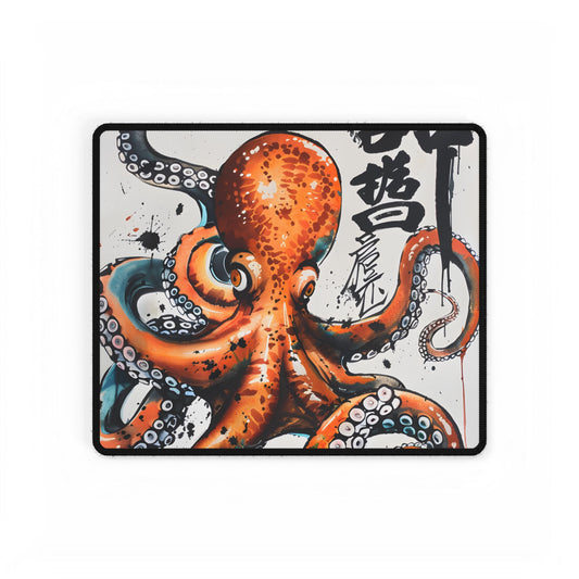 Japanese Ukiyo-e Octopus: Traditional Artwork Print - Desk Mat