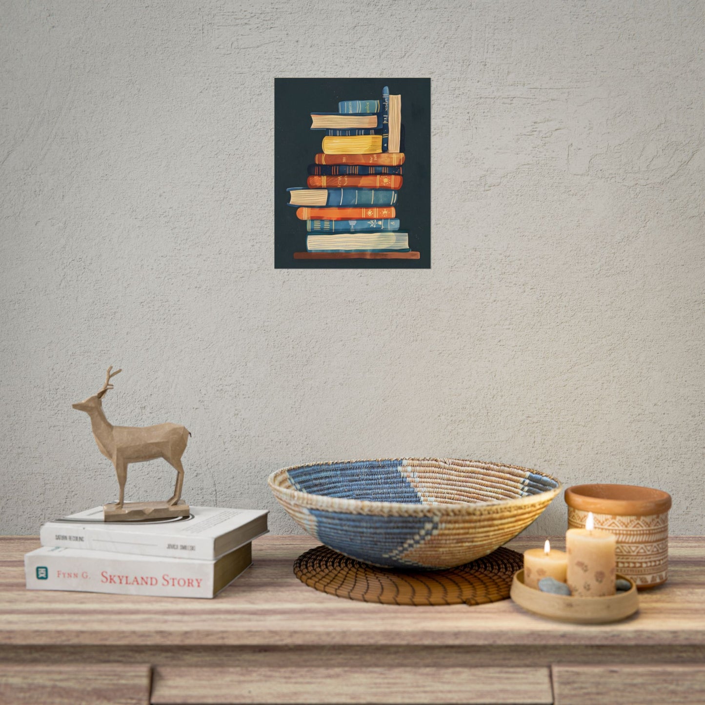 Custom Book Art: Literary Illustration - Poster