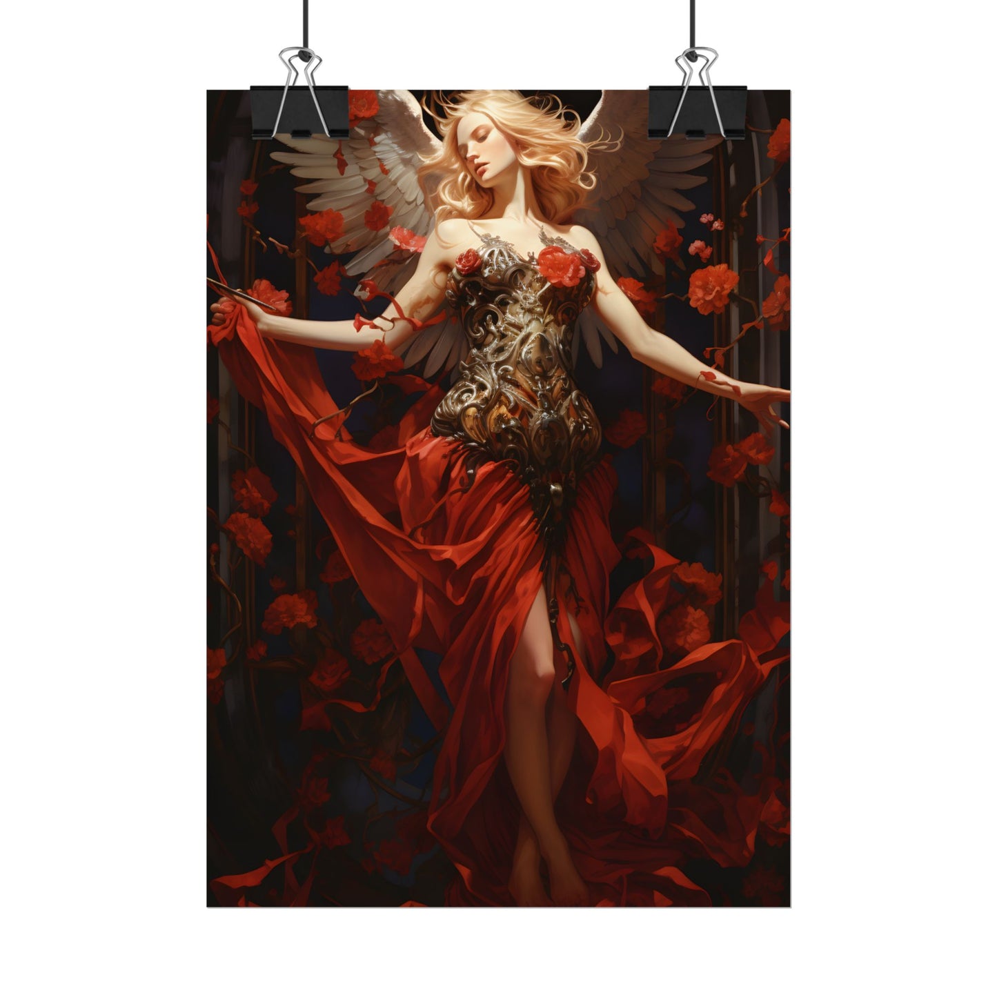 Enigmatic Guardian: A Figure of Mysterious Presence - Poster