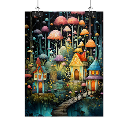 Enchanted Forest Fairies: A Classic Whimsical Artwork - Poster