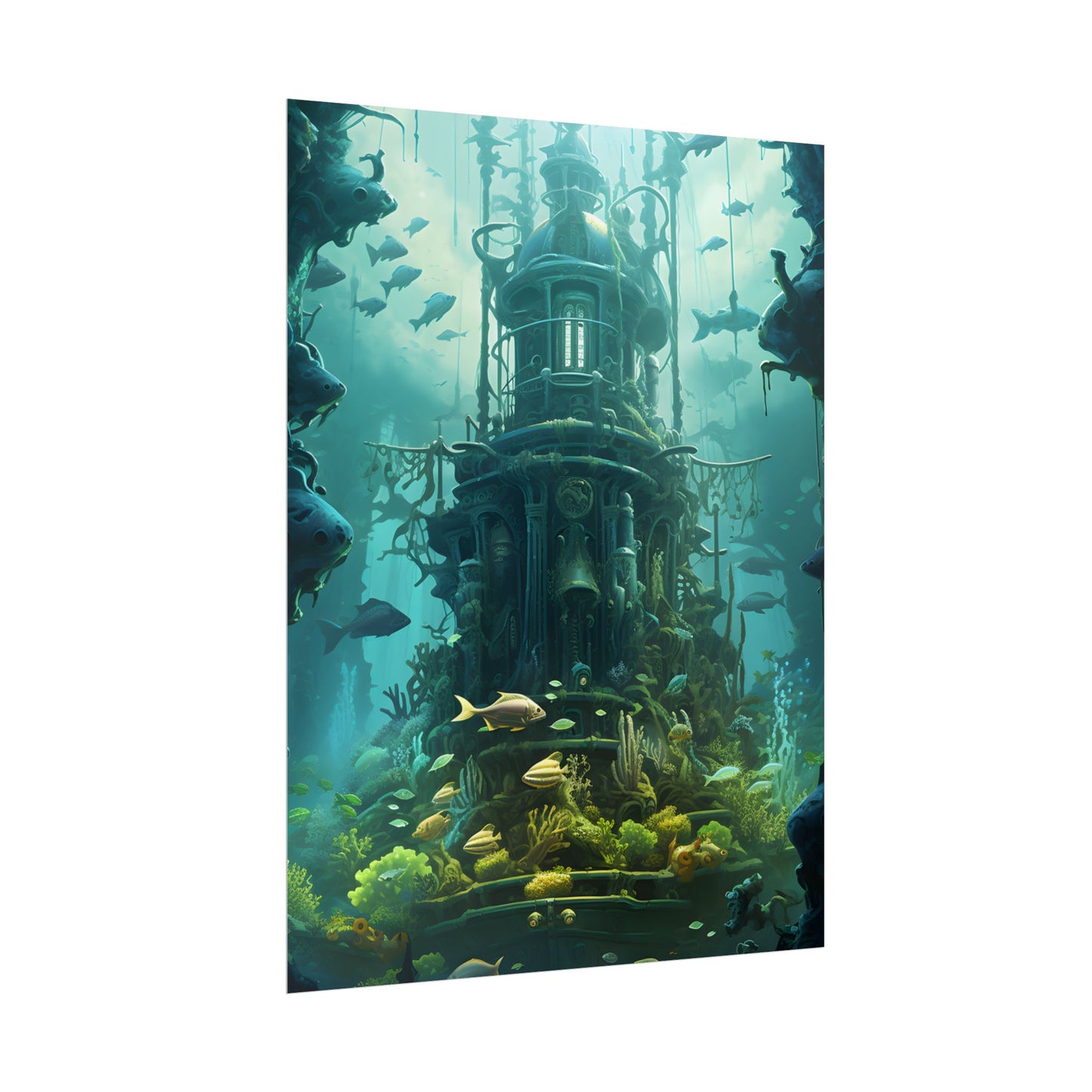 Steampunk Underwater Odyssey: A Submersible Adventure - Poster