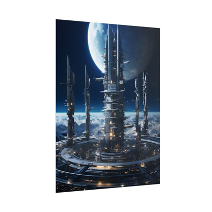 Aetherial Space Station: Isolated Horizon - Poster