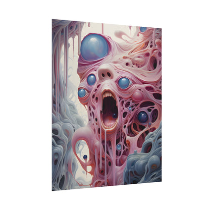 Fabric of Reality: Vibrant Portals and Rifts Artwork - Poster