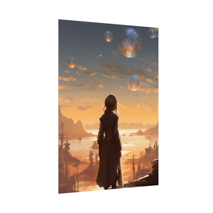 Casual Selfie: Reflection Artwork - Poster