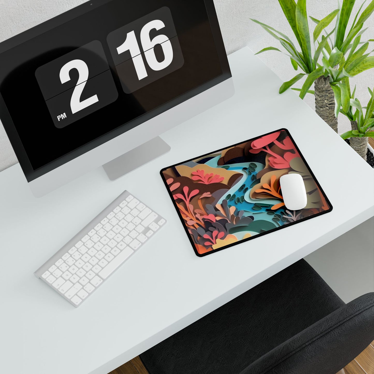 Eye-Catching American Landscape: Paper Quilling Art - Desk Mat