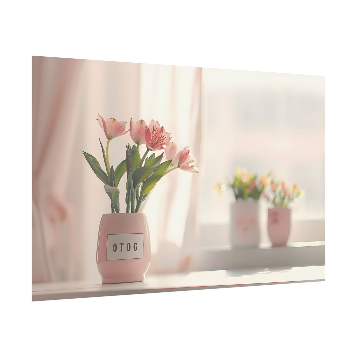 Serene Outdoor Landscape: Soft-Spoken Reminder - Poster