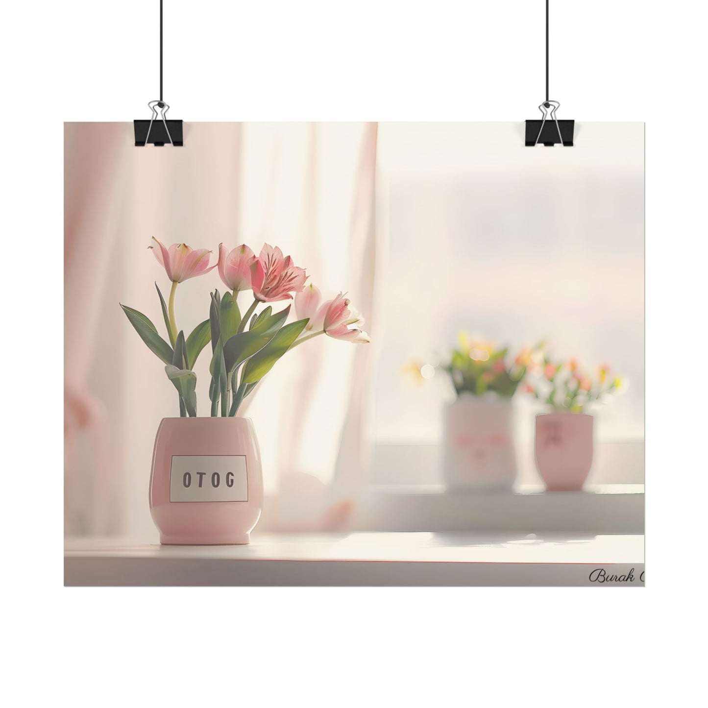 Serene Outdoor Landscape: Soft-Spoken Reminder - Poster