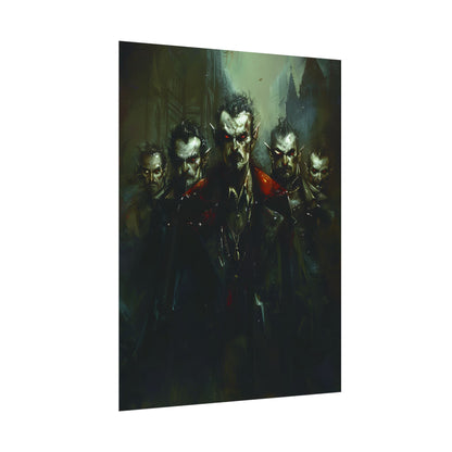 Gothic Vampires: Dark Fantasy Artwork - Poster