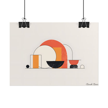 Minimalist Digital Product Design: Bold Block Artwork - Poster