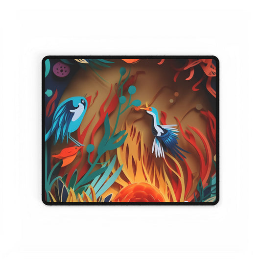 Eye-Catching Paper Quilling Indian Landscape Artwork - Desk Mat