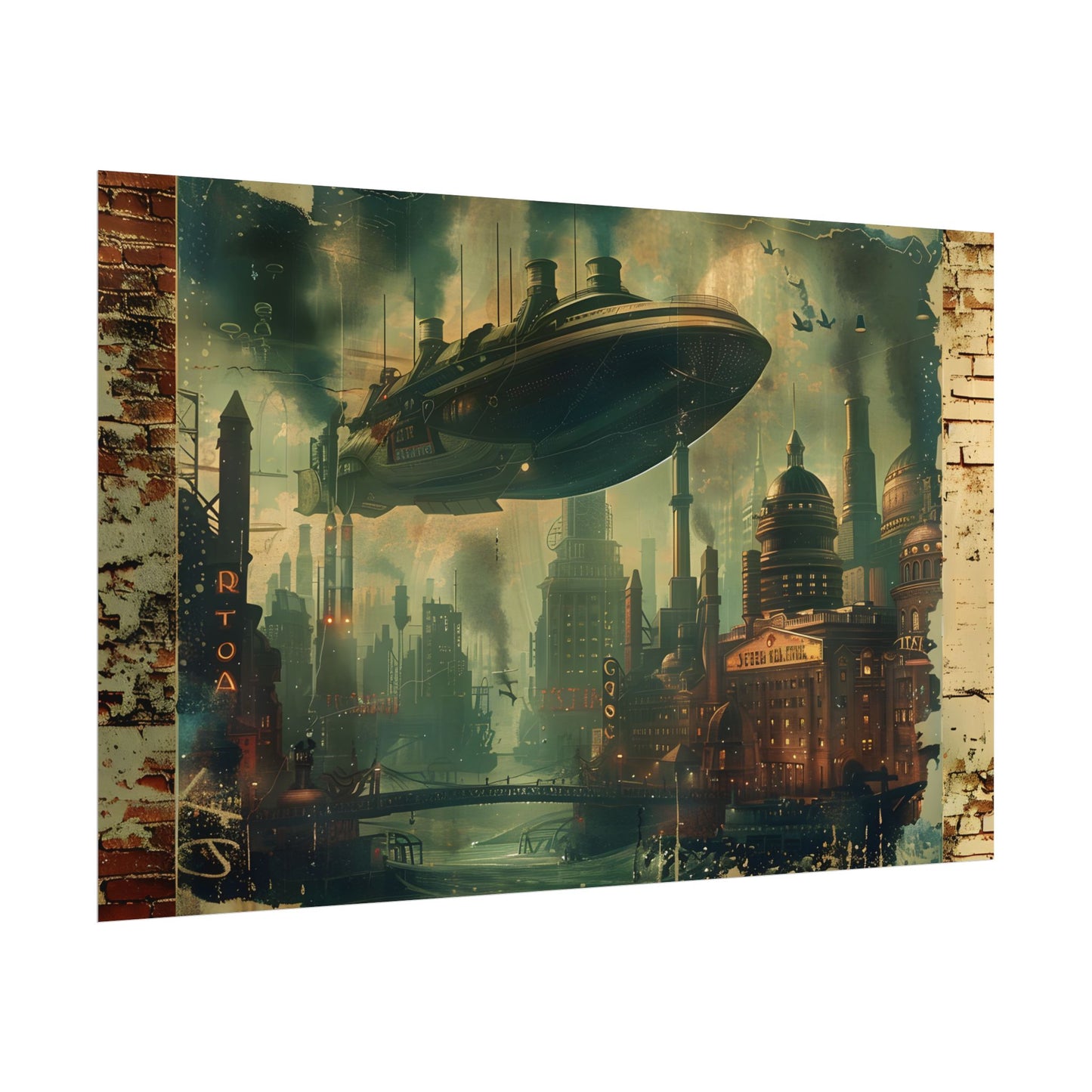 Vintage Underwater Travel Poster: Retro Ocean Adventure - Poster