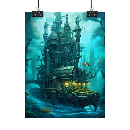 Tidal Quest: Steampunk Depths - Poster