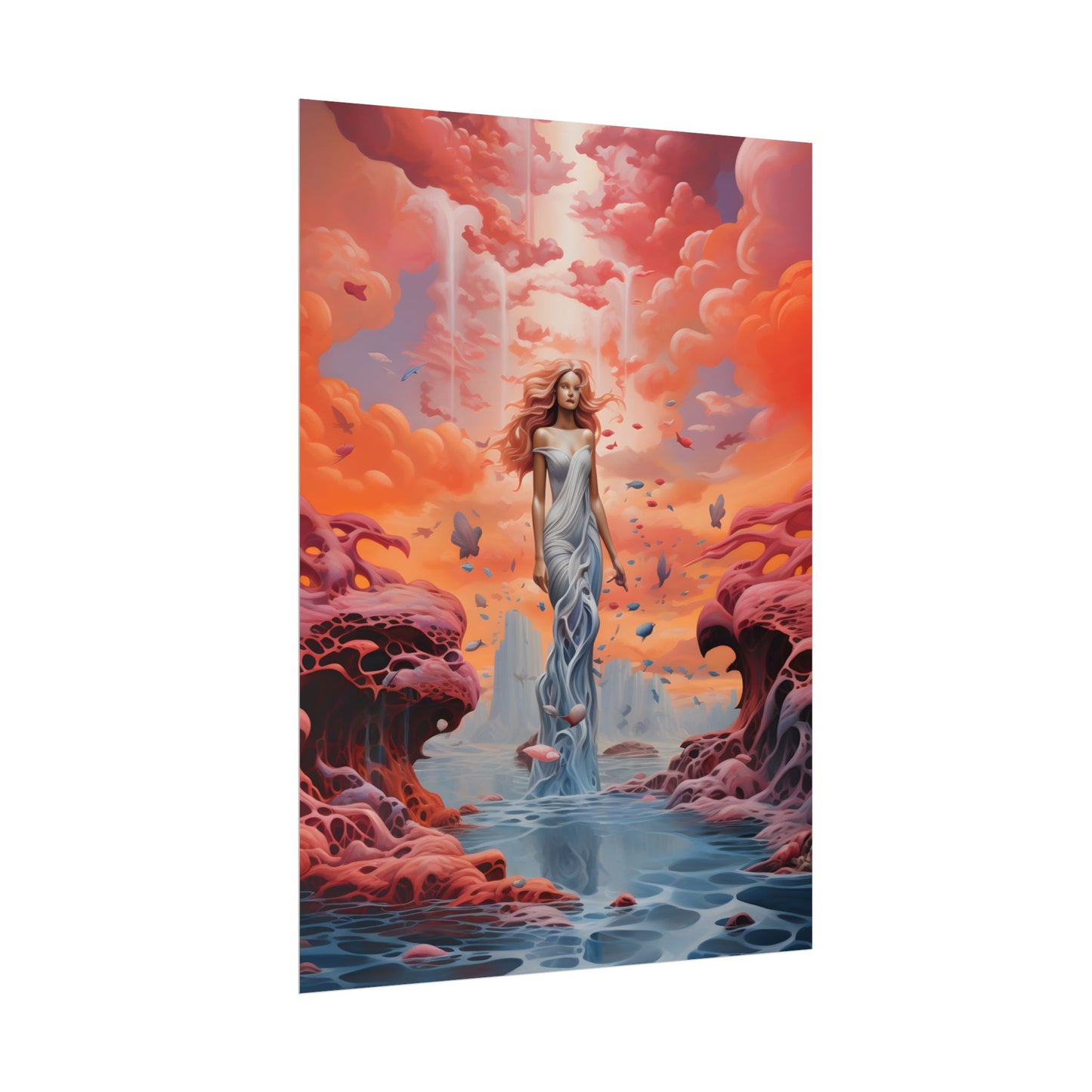 Immersive Dreamscape: A Surreal Journey through Psychedelic Art - Poster