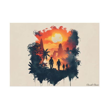 Nathan Drake's Adventure: Minimalist Illustration - Poster