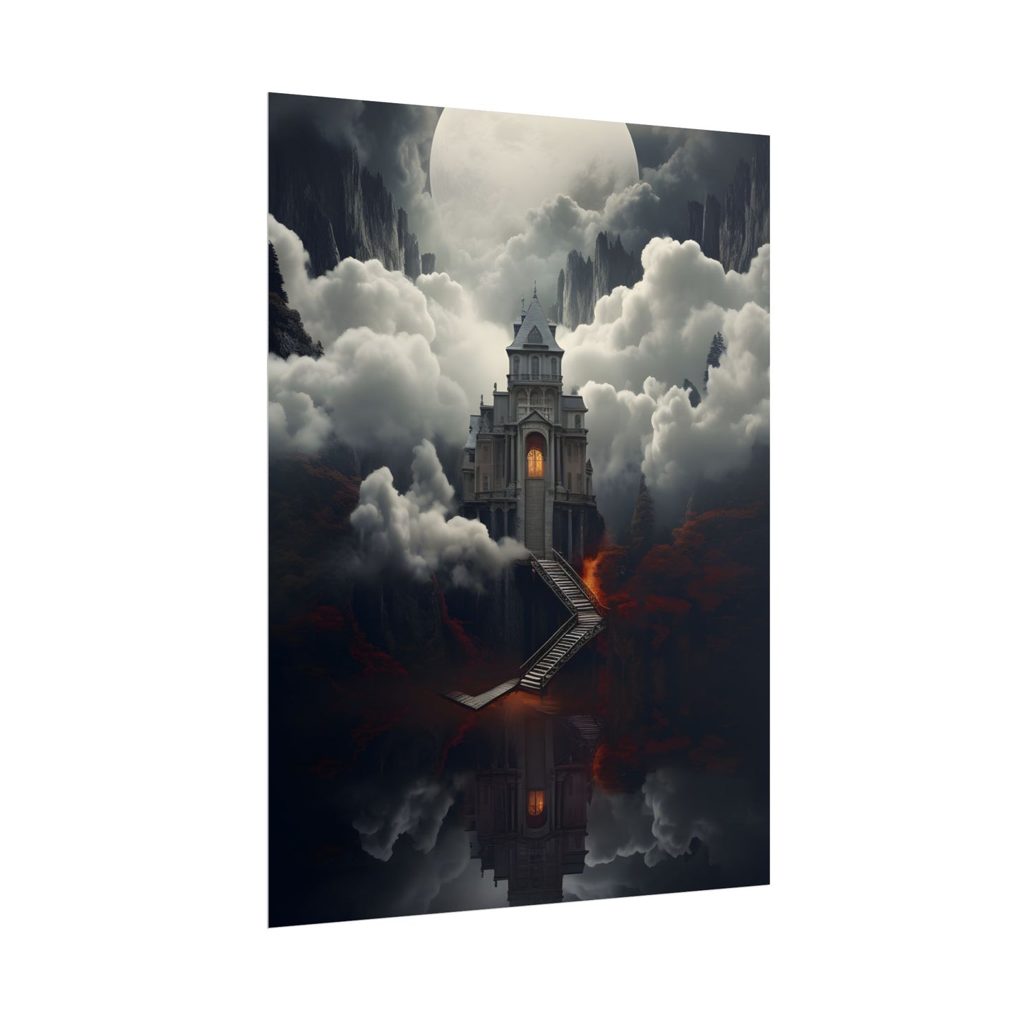 Handheld Message: Personal Artwork in a Small Oval Frame - Poster