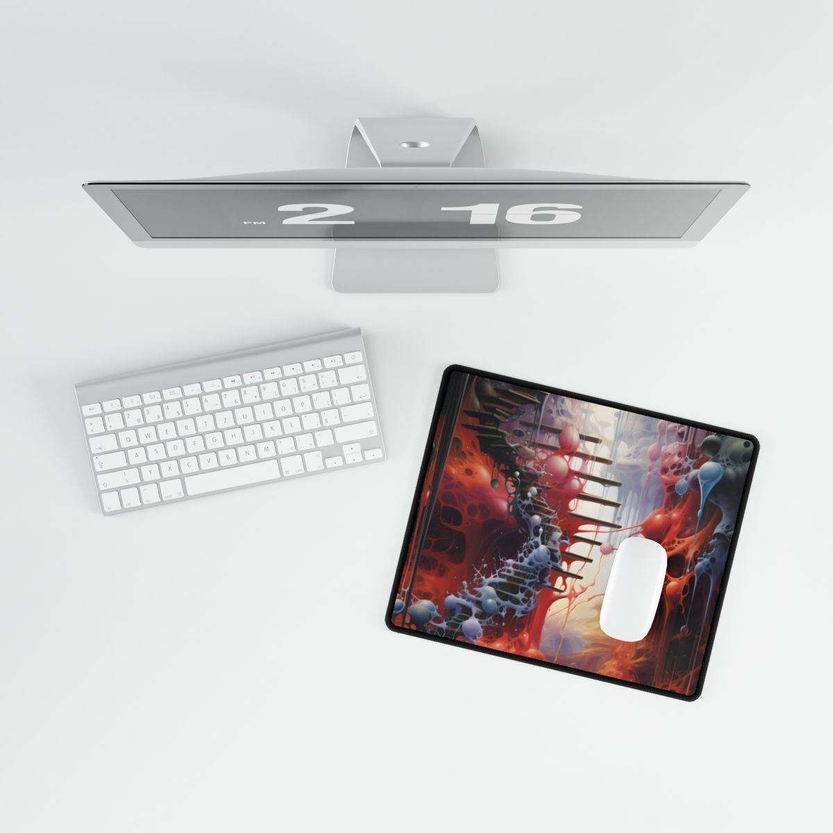 6 Portals: A Glimpse into Harmony - Desk Mat