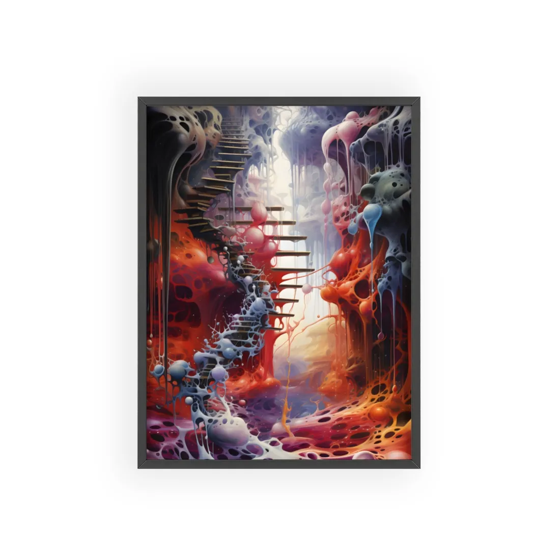 6 Portals: A Glimpse into Harmony - Framed Poster