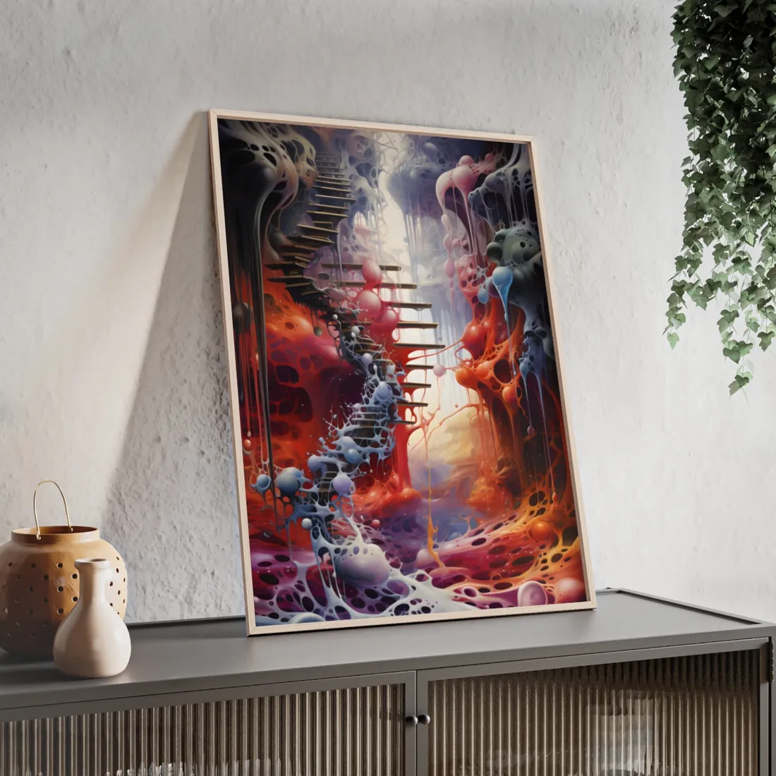 6 Portals: A Glimpse into Harmony - Framed Poster