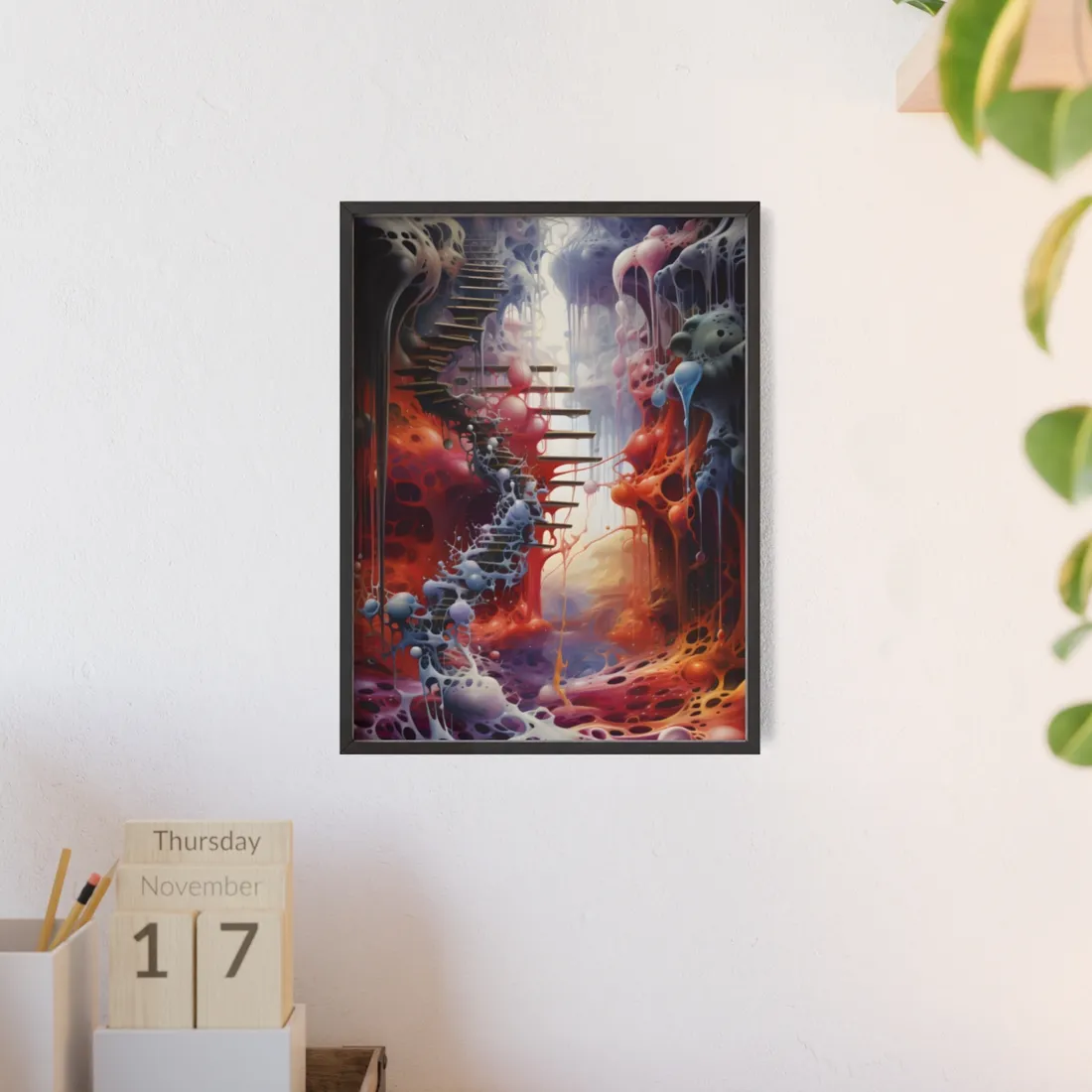 6 Portals: A Glimpse into Harmony - Framed Poster